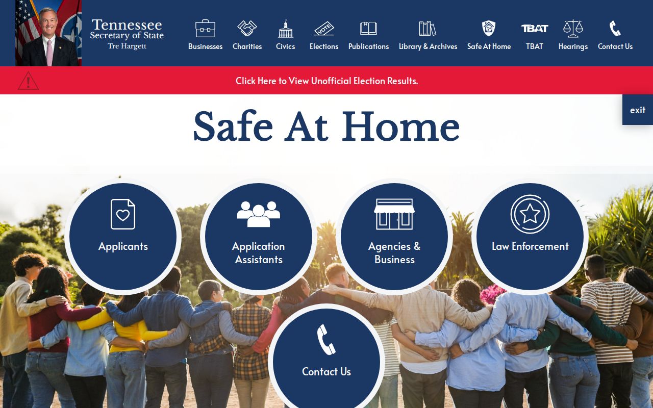 Maryville residents directory Tennessee Safe at Home privacy source